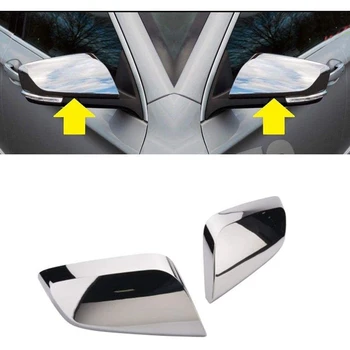 НОВОСТ-ABS Хромирани клипса на покрива огледала, накладках, решетки, покрива горната половина на страничните огледала за Chevrolet Impala 2014-2020