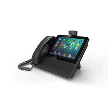 8-инчов цветен екран, камера на Android, допълнително 6 SIP линии, телефон за офиса, бизнес-видео конферентна връзка, домашен удобства