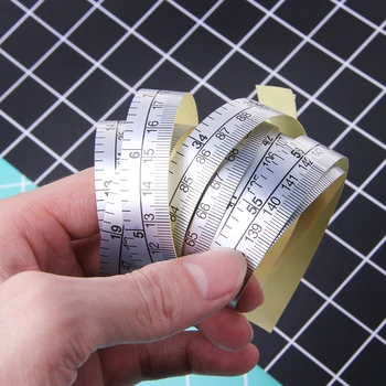 151 см Самозалепващи metric измерване на лента Vinyl състав за шевни машини Стикер L15