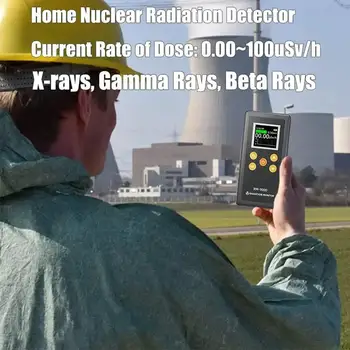 Брояч на Гайгер ядрена радиация β Y Рентгенов Болнични LCD дисплей за откриване на промишлена лаборатория, домашен тест дисплей S8M9