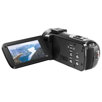 Цифрова видеокамера за видеоблогинга 48 Mp за директно излъчване на YouTube, 16-кратно цифрово увеличение, цифрово фото, видео 4K