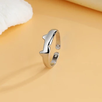 Елегантен пръстен с кошачьими уши, украса за отпечатъци, дамски Елегантен пръстен, Бижу украса