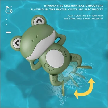 Играчка за плуване, мультяшная костенурка, играчка за вода, завийте костенурка / Делфин, играчки за къпане, играчки за жаби, играчка за къпане