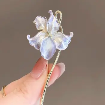 Френска Эмалевая Брилянтна брошка във формата на цвете за жени, Модни Жени с Творчески Темперамент, Аксесоари за букет от Свежи цветя