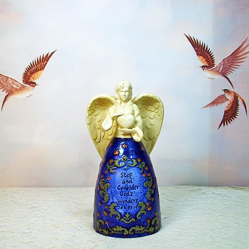 Американската Керамични Статуята на Ангела Католически християнски Реликви Празничен подарък Керамични Изделия Украса на Христос Скулптура Декорация на дома
