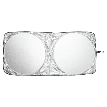 Сенника на предното стъкло на сенника Козирка UV блок 150 *70 см Универсални автомобилни слънчеви очила на предното и задното стъкло