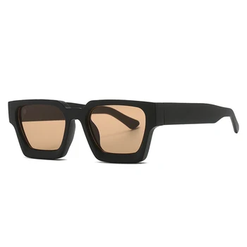 Луксозни маркови дизайнерски квадратни слънчеви очила, женски за мъже, трендови слънчеви очила, модерен реколта панковские малки рамки за очила, нюанси UV400