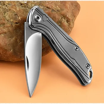 Креативен ключодържател ЕРП-нож, титанов нож, сгъваем нож за самозащита в сражение от цельнометаллической стомана с висока твърдост