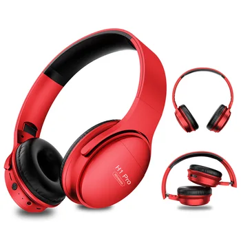 Безжични Bluetooth слушалки H1 Pro, спортни слушалки с обемен стерео звук, слот за слушалки с подкрепа TF карта
