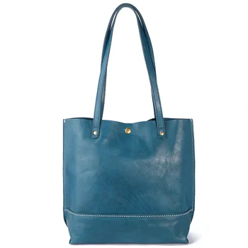 Дамска чанта за през рамото от естествена кожа, ежедневни дамски чанта-тоут от естествена кожа, Елегантна и луксозна чанта, дамска чанта-тоут, Дизайнерски чанти