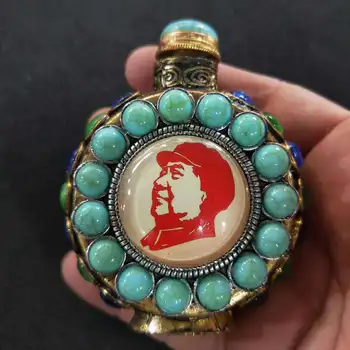 Етнически ръчно изработени изделия на едро бутилки за емфие мед тибетски антики стар тибетски антики разни