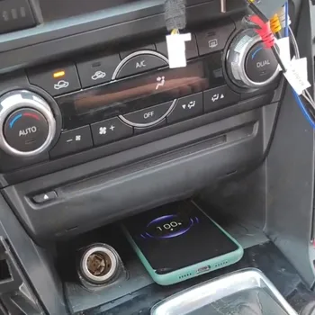 Бързо автомобилното безжично зарядно устройство QI Бързо зареждане за Mazda CX-4 CX4 Интелектуална инфрачервена арматурното табло, мобилен телефон