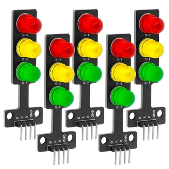 5x Led модул светофар Творчески мини-светофар 