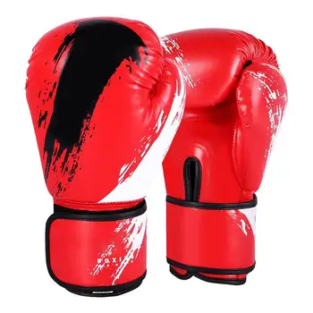 Боксови спортни бойни ръкавици от изкуствена кожа, детски дишащи ръкавици за спарринга Муай Тай, карате, кикбоксинга, професионални ръкавици
