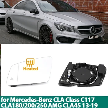 Стъклена Плоча за Обратно виждане Огледала за Обратно виждане С Подгряване От Страна на Лявата на Дясната Врата за Mercedes-Benz CLA Class C117 CLA180 CLA200 CLA250 CLA45 13-19