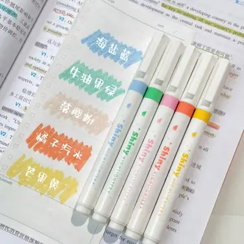 5 бр. супер високи маркери с пайети, креативна цветна пластмасова standalone, маркировъчна дръжка, дръжки за рисуване, подарък за студенти