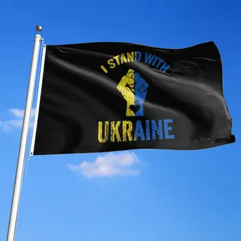 90 * 150 см Знаме на Украйна, на Националния флаг, знамето, Офис дейност, на Парад, Фестивал, декорация на дома, Флаг солидарност на страната Украйна