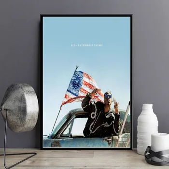 Всички американски Стръмни Джоуи Bada $$ Горещи Музикални Албуми Корица Рап Хип-Хоп Арт Платно Картина, Плакат, с монтиран на стената Начало Декор