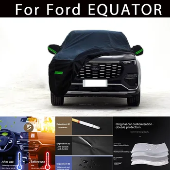 За Ford EQUATOR Външна защита на Пълни автомобилни седалките Снежна покривка козирка Водоустойчив Прахозащитен външни автомобилни аксесоари