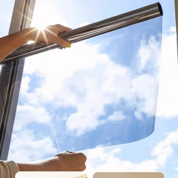 Прозорец Стикер Слънцезащитен Крем И Топлоизолационна Прозорец Филм Със Защита От надзъртане Стъклена Козирка Една Обещаваща Защитно Фолио За Балкона