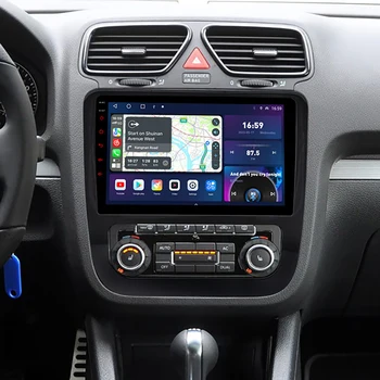 4G Carplay 2din Android Авто Радио, Мултимедиен Плейър, GPS Навигация за Volkswagen VW Scirocco Eos 2007-2014 Главното Устройство