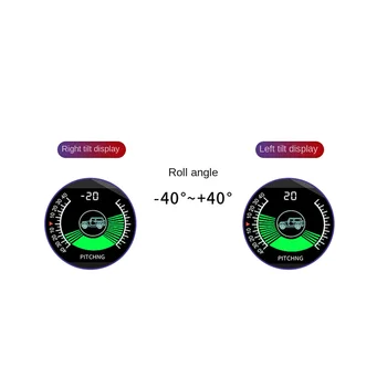 M50 Офроуд GPS Умен инклинометр Автомобилният цифров дисплей на Ъгъла на тангажа Инклинометр Автоматично HUD Интелигентен измерител на наклона