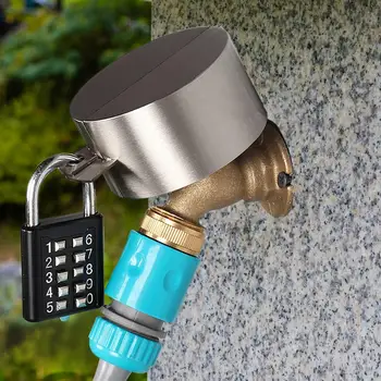 Запорное устройство за чешмата на вратата Лесна за използване задържане на устройство за Външна капачка кран Външна Кухня Заключване за градински маркуч за употреба на открито