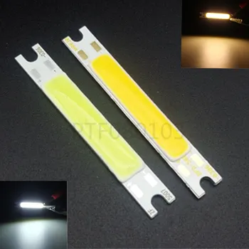 3 W COB led чип емитер ивица светлина от Лампа с нажежаема жичка Чист бял/ топло бял, за САМ 48X7 мм
