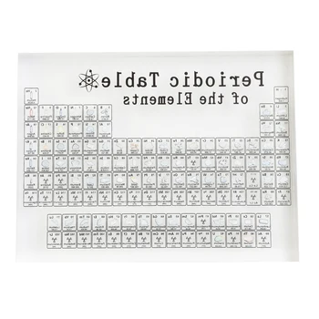 Периодичната таблица на химическите елементи С 85-битов акрилен дисплей, Проби буквенного украшение за дома, Училищни Гореща разпродажба
