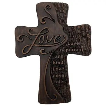 На кръста на Исус дърворезба от бук Христос на Любовта монтиране на украса църковни сувенири начало декор