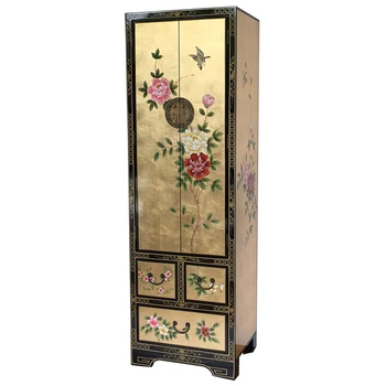 Гардероб в китайски стил, мебели за спалня в американската малък апартамент, декориран шкаф за съхранение на период от Мин-Цин, Шкаф по поръчка