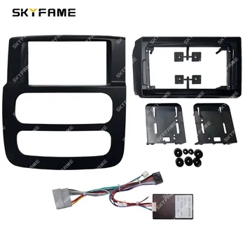 Адаптер за предната част на рамката на автомобила SKYFAME Canbus Box Декодер Android-радио Комплект за арматурното табло, за Dodge RAM 1500 2500 3500