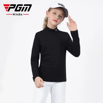 Детски дрехи Golf Pgm, фланелка с дълъг ръкав за момичета, есенно-зимно основно палта, спортни облекла за голф