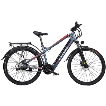 Електрически велосипед RANDRIDE Y90 с мощност 1000 W с подвижни Литиева Батерия 27,5 инча City E Bike 27gears с Крила и Поставка