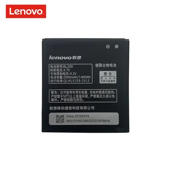 За Lenovo A516 Батерия 2000 ма BL209 Резервна Батерия за смартфон Lenovo A706 A760 A820E A378T A398T A788T